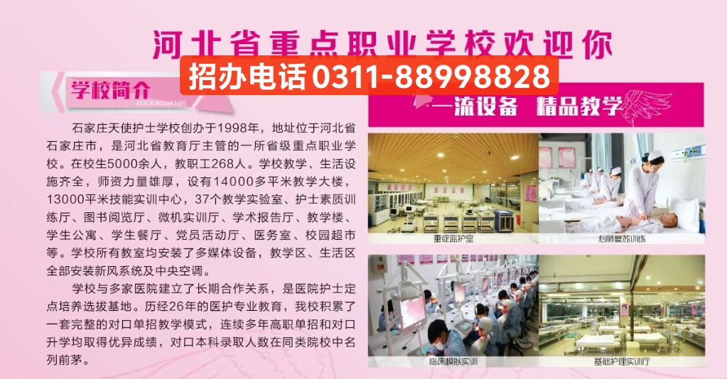 石家莊天使護士學(xué)校2026年春季招生簡章